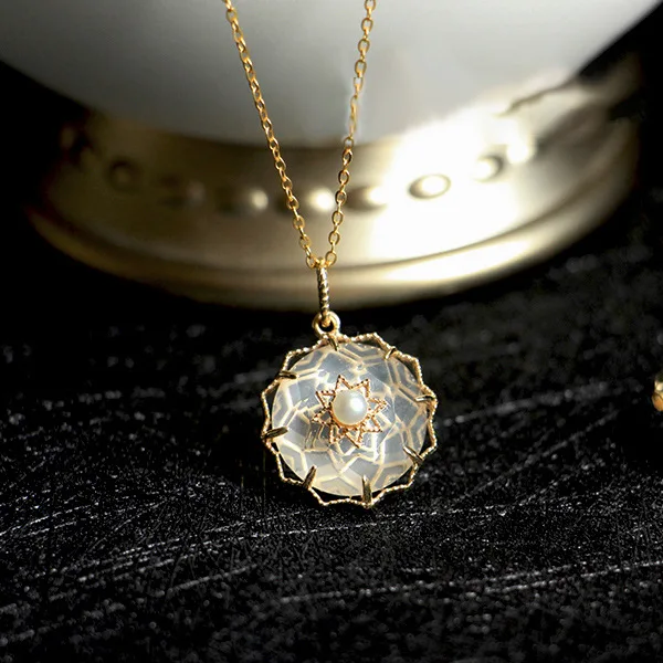 DEAR-LIFE Silver Jewelry Necklace Light Luxury Pearl Clavicle Chain Sterling Silver Fashion Versatile Pendant Exquisite Jewelry
DEAR-LIFE Silver Jewelry Necklace Light Luxury Pearl Clavicle Chain Sterling Silver Fashion Versatile Pendant Exquisite Jewelry