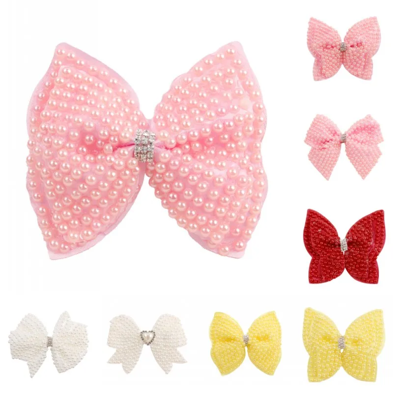Women Hair Bows Crystal Pearl Hair Clips Bow Knot Barrettes Glitter Rhinestone Hairpins Fashion Girls Hairgrip Hair Accessories
Women Hair Bows Crystal Pearl Hair Clips Bow Knot Barrettes Glitter Rhinestone Hairpins Fashion Girls Hairgrip Hair Accessories