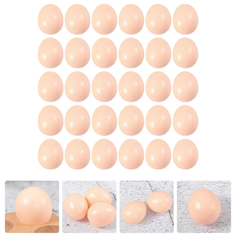50Pcs Simulation Plastic Eggs Kids Hand-painted Egg Props DIY Graffiti Easter Eggs
50Pcs Simulation Plastic Eggs Kids Hand-painted Egg Props DIY Graffiti Easter Eggs