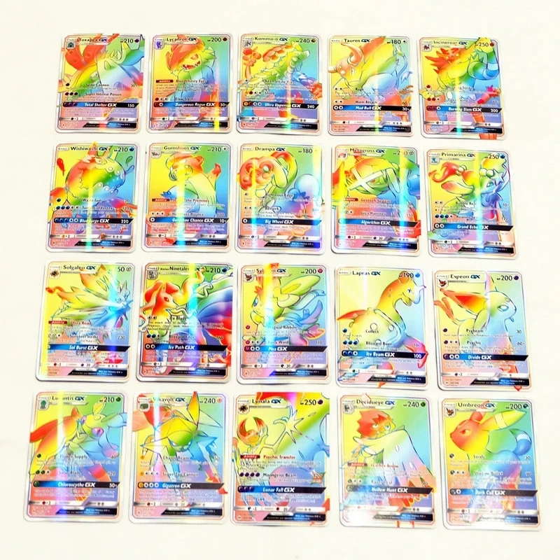 Pokemones Battle Game Card Children's Gifts GX EX MEGA Flash Card Collection Cards English Version Toy
Pokemones Battle Game Card Children's Gifts GX EX MEGA Flash Card Collection Cards English Version Toy