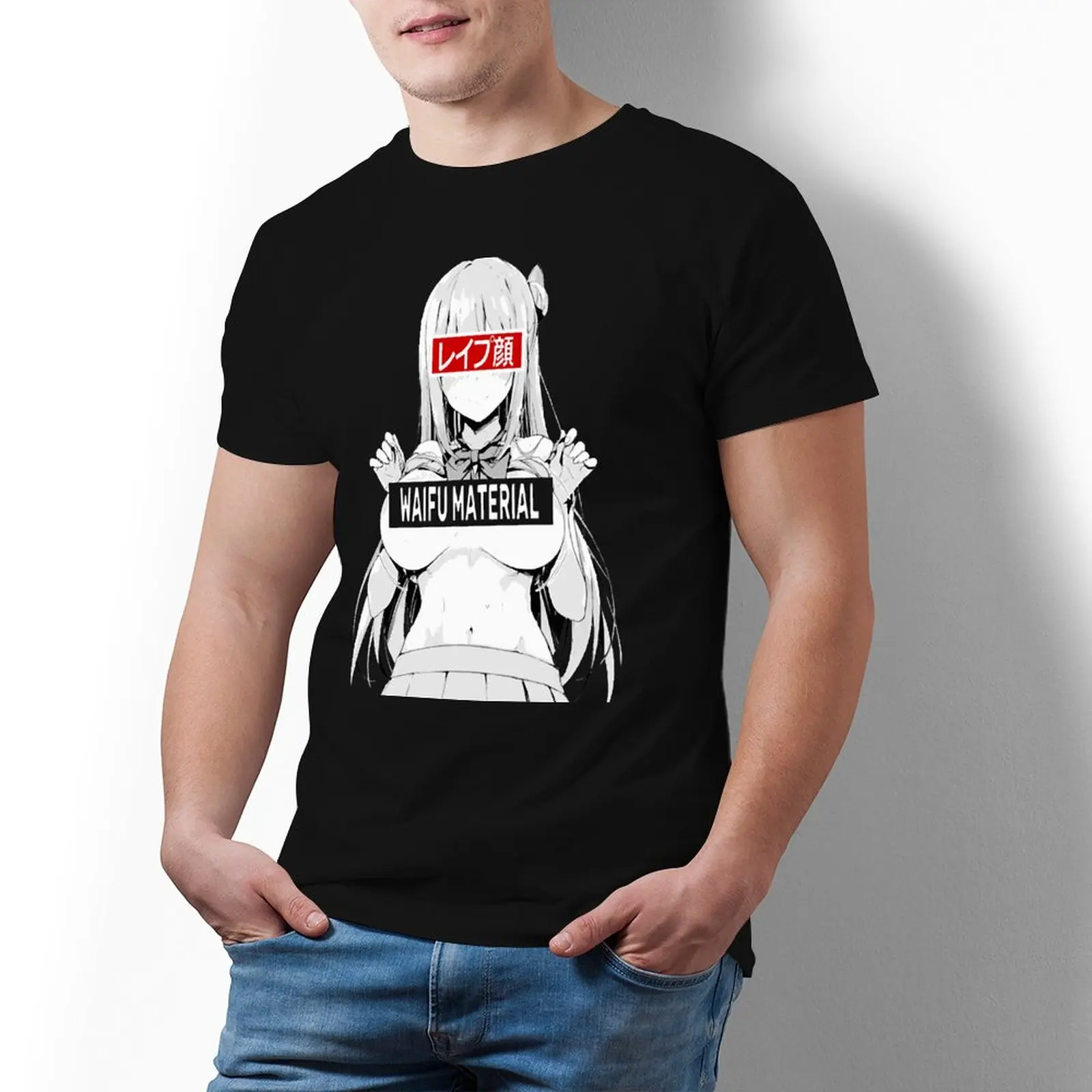Waifu Material Lewd Ecchi T Shirt Cute Man Cute T-Shirt Big Graphic 100 Percent Cotton Tee Shirt
Waifu Material Lewd Ecchi T Shirt Cute Man Cute T-Shirt Big Graphic 100 Percent Cotton Tee Shirt