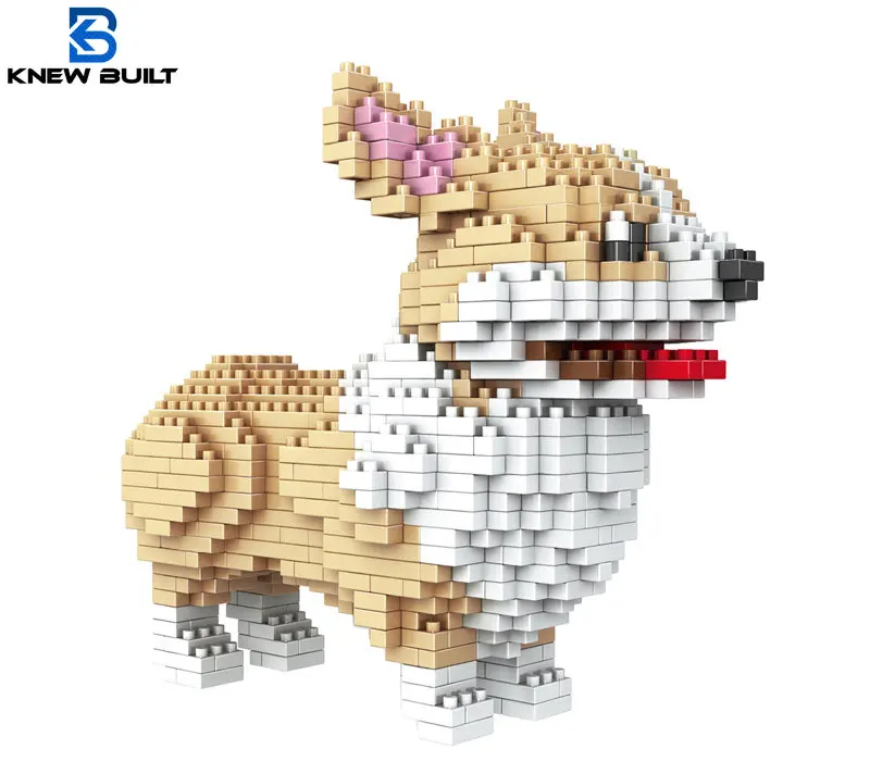 KNEW BUILT Corgi Dog Model Mini Building Block Set Children Toys Boy Girl Adult Beginner Teddy Hughes Collie Pet Style Brick
KNEW BUILT Corgi Dog Model Mini Building Block Set Children Toys Boy Girl Adult Beginner Teddy Hughes Collie Pet Style Brick