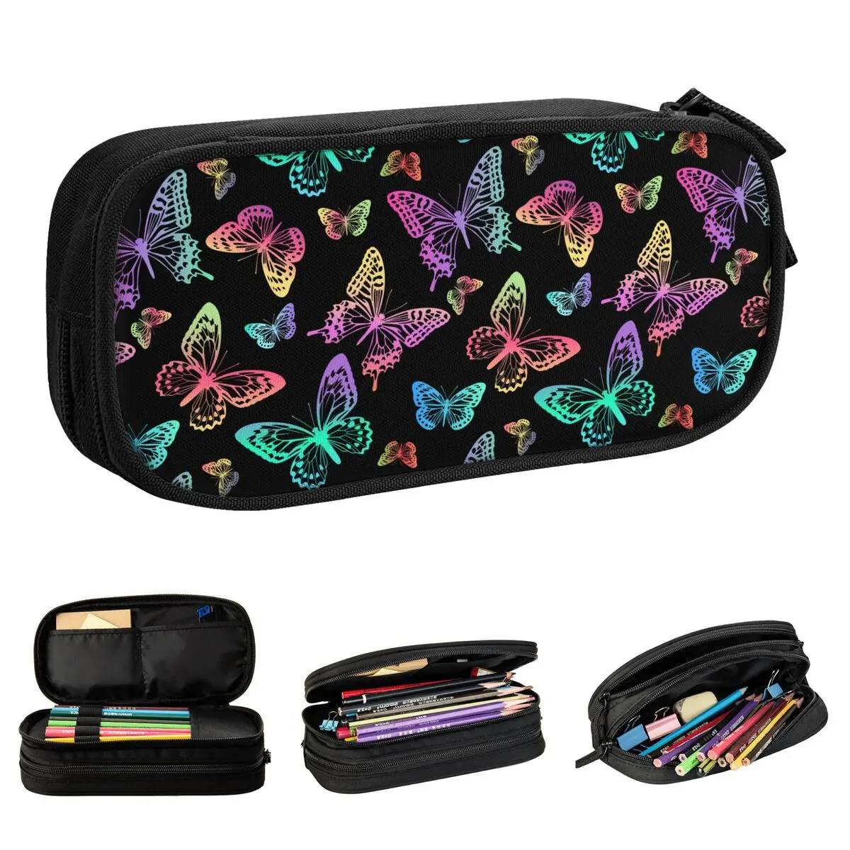 Creative Butterfly Pencil Case Pencilcases Pen Box for Student Large Storage Bags Office Zipper Stationery
Creative Butterfly Pencil Case Pencilcases Pen Box for Student Large Storage Bags Office Zipper Stationery
