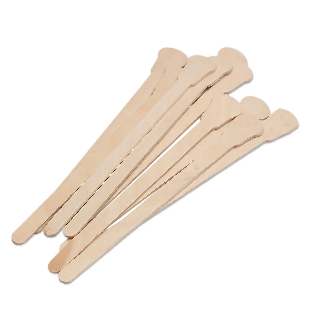 

Hair Wax Stick Tongue Depressors Waxing Wiping Tool Scraping Strip Beauty Supplies Polished Edges Applicator 50 pack