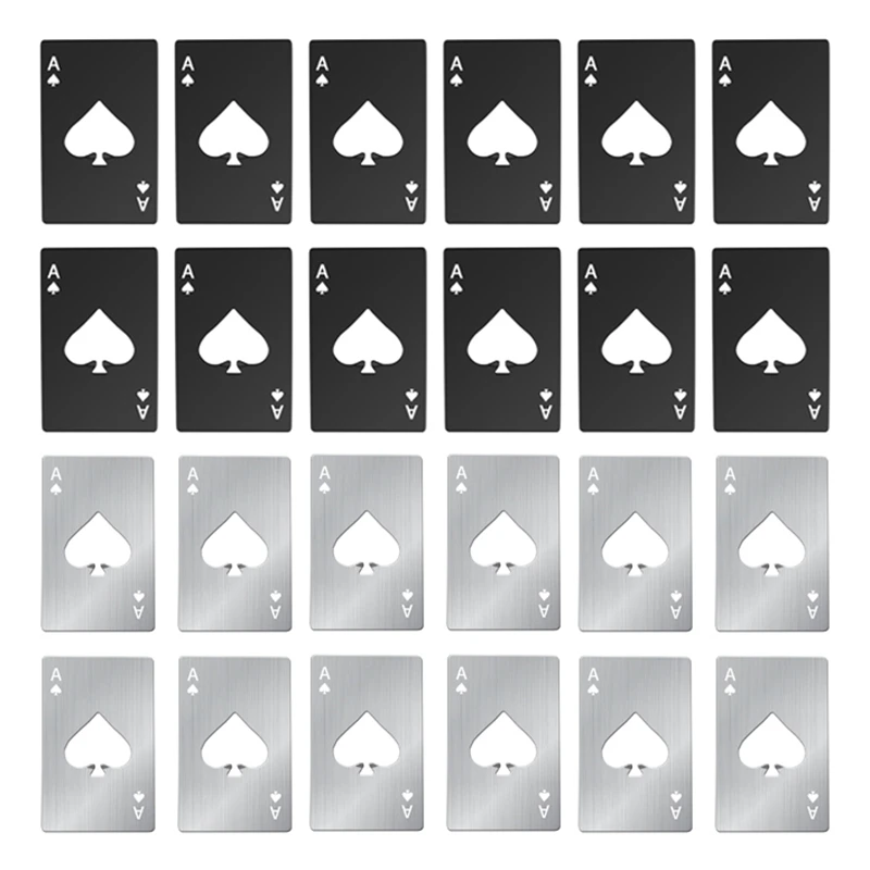 24Pcs Poker Bottle Openers,Stainless Steel Beer Openers, Wedding Gift Beer Bottle Opener For Kitchen,Bar Or Restaurant Durable
24Pcs Poker Bottle Openers,Stainless Steel Beer Openers, Wedding Gift Beer Bottle Opener For Kitchen,Bar Or Restaurant Durable