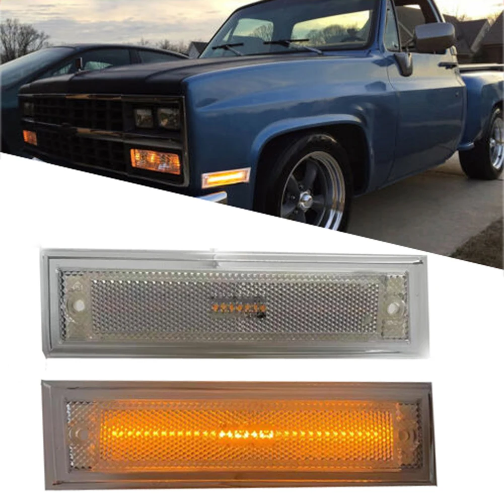 Handsome And Cool Car Essential Clear Lens Amber LED Front Side Marker Light For Chevrolet C10 C20 C30 GMC 81-91
Handsome And Cool Car Essential Clear Lens Amber LED Front Side Marker Light For Chevrolet C10 C20 C30 GMC 81-91