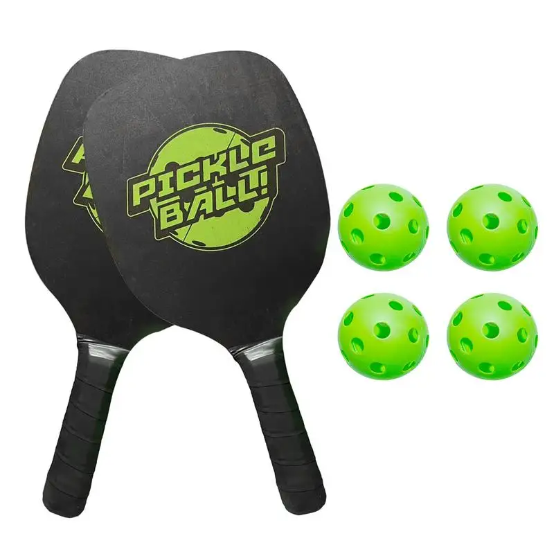 Pickleball Racket Set Soft Lightweight Wooden Racquet Set Quiet Sports Accessories Racket For Parks Patios Yards Gyms
Pickleball Racket Set Soft Lightweight Wooden Racquet Set Quiet Sports Accessories Racket For Parks Patios Yards Gyms