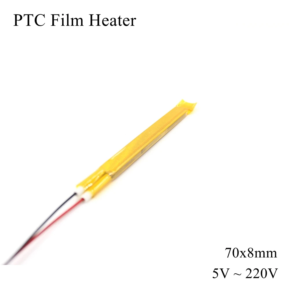 70x8 мм PTC нагревательный элемент, пленочная изоляция, 5 В, 12 В, 24 В, 110 В, 220 В, постоянная электрическая керамическая нагревательная пластина, чи...
70x8 мм PTC нагревательный элемент, пленочная изоляция, 5 В, 12 В, 24 В, 110 В, 220 В, постоянная электрическая керамическая нагревательная пластина, чи...