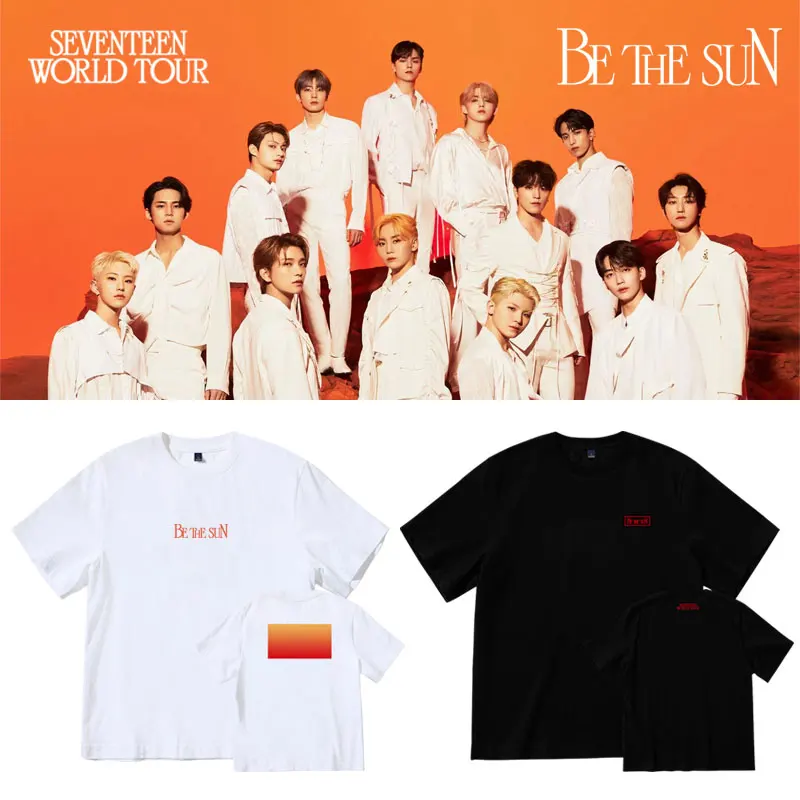 Женская футболка с коротким рукавом SEVENTEEN THE WORD TOUR BE THE SUN K-pop, летние топы в стиле Харадзюку, уличная одежда, Женская футболка в стиле K-pop, 2022
Женская футболка с коротким рукавом SEVENTEEN THE WORD TOUR BE THE SUN K-pop, летние топы в стиле Харадзюку, уличная одежда, Женская футболка в стиле K-pop, 2022