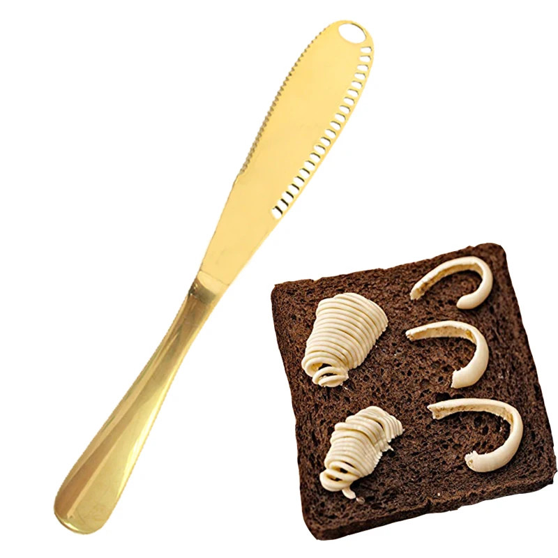 1Pcs Butter Knife Stainless Steel Kitchen Cheese Knife Golden Dessert Tools Jam Spreader Utensil Cutlery Dessert Tools for Toast
1Pcs Butter Knife Stainless Steel Kitchen Cheese Knife Golden Dessert Tools Jam Spreader Utensil Cutlery Dessert Tools for Toast