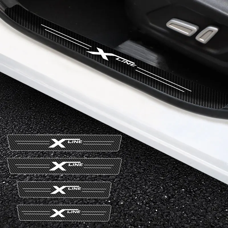 4X.Car Door Stickers Car Threshold Door Entry Pedal Guards For Kia X Line Logo Scuff Plate Carbon Fiber Sill Protector
4X.Car Door Stickers Car Threshold Door Entry Pedal Guards For Kia X Line Logo Scuff Plate Carbon Fiber Sill Protector