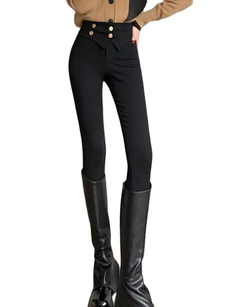Temperament Tight-Fitting High-Waisted Small Black Pants Slim Elastic Pencil Pants 2022 Autumn New Fashion Women'S Clothing
Temperament Tight-Fitting High-Waisted Small Black Pants Slim Elastic Pencil Pants 2022 Autumn New Fashion Women'S Clothing