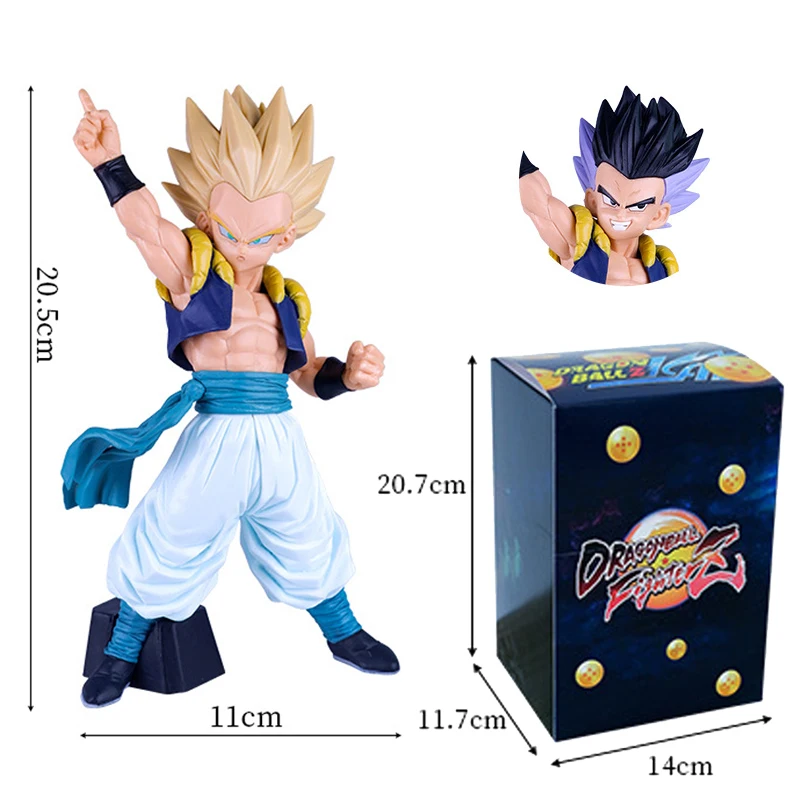 Dragon Ball Z Trunks Gotenks Figure Anime Super Saiyan DBZ Goten Double Head Change Shippuden Collector Brinquedos Gift
Dragon Ball Z Trunks Gotenks Figure Anime Super Saiyan DBZ Goten Double Head Change Shippuden Collector Brinquedos Gift