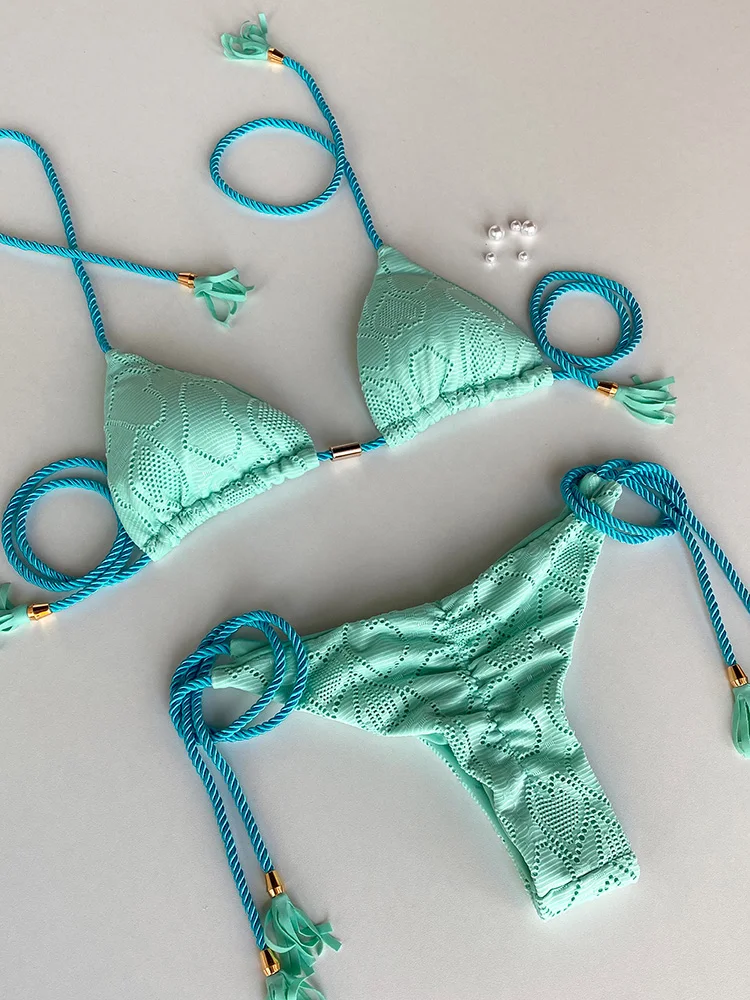 Jacquard Fabric Bikini Set 2022 Swimwear Female Bathing Suits Sexy Swimsuit Woman Two Piece Bikinis Bandage Summer Beachwear
Jacquard Fabric Bikini Set 2022 Swimwear Female Bathing Suits Sexy Swimsuit Woman Two Piece Bikinis Bandage Summer Beachwear