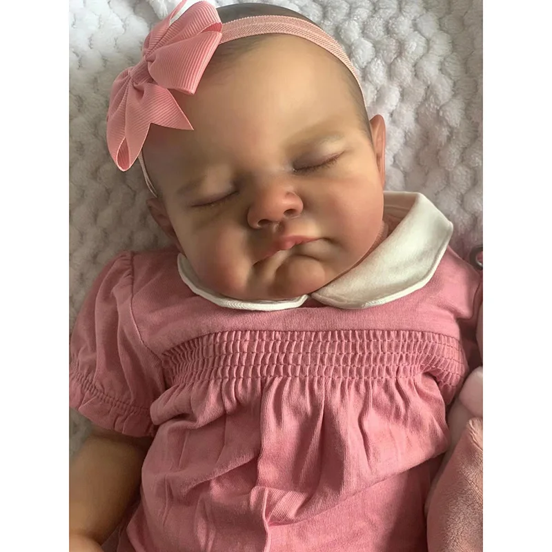 20inch Reborn Baby Doll Already Painted Finished August Same As Picture Lifelike Soft Touch 3D Skin Hand-Draw Hair Visible
20inch Reborn Baby Doll Already Painted Finished August Same As Picture Lifelike Soft Touch 3D Skin Hand-Draw Hair Visible