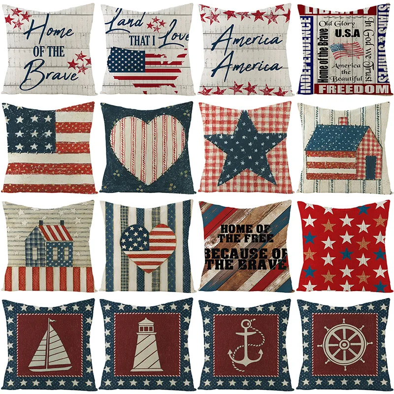 2022 Independence Day Pillowcase Heroes US Cotton Pillow Case United States Sofa Office Living Room Decoration America Cushions
2022 Independence Day Pillowcase Heroes US Cotton Pillow Case United States Sofa Office Living Room Decoration America Cushions