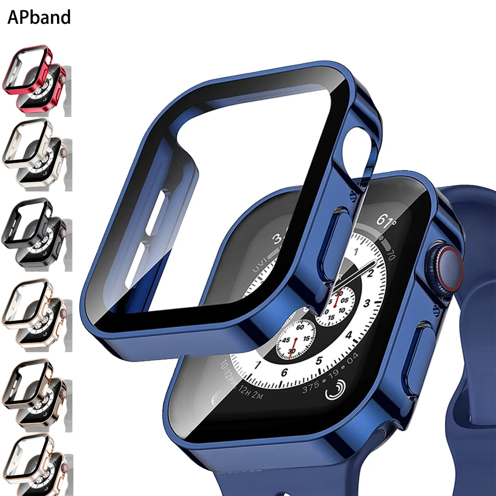 Case+glass For Apple Watch 8 7 45mm 41mm 44mm 40mm waterproof Screen Protector Accessories Edge Bumper iWatch 4 5 SE 6 Cover
Case+glass For Apple Watch 8 7 45mm 41mm 44mm 40mm waterproof Screen Protector Accessories Edge Bumper iWatch 4 5 SE 6 Cover