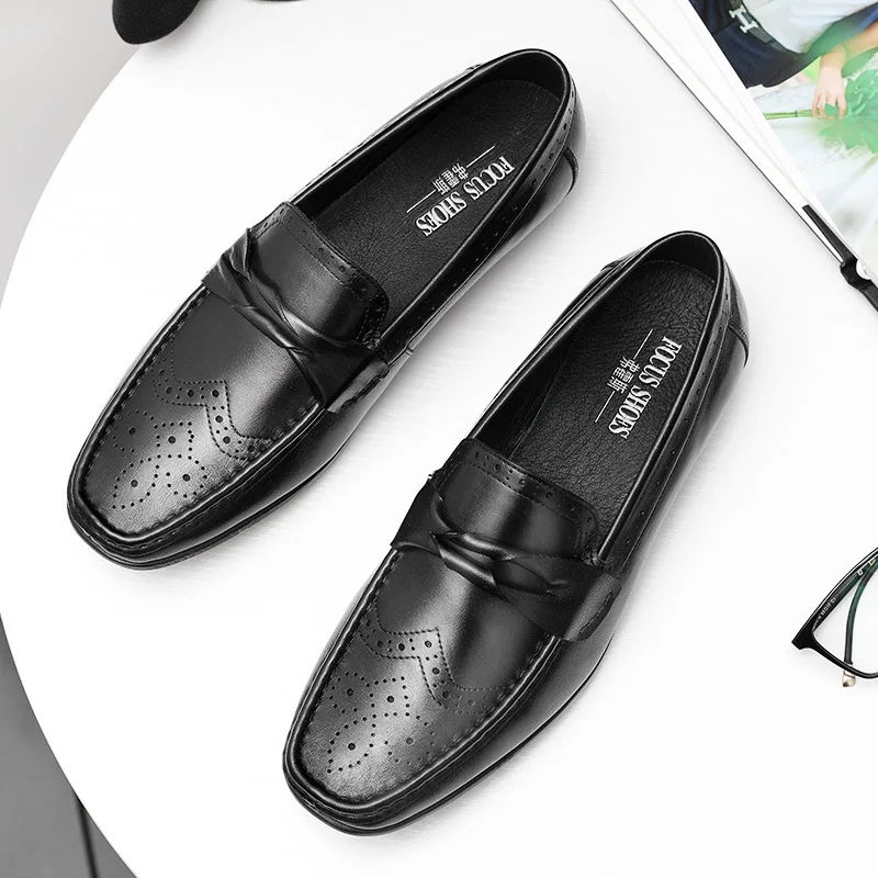 Popular casual leather shoes 2022 summer new beanie shoes leather youth Korean version driving toe layer leather casual shoes
Popular casual leather shoes 2022 summer new beanie shoes leather youth Korean version driving toe layer leather casual shoes