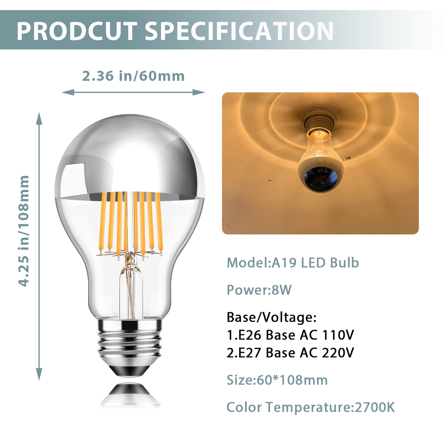 GANRILAND Светодиодные лампы Эдисон G45 теплый белый 2700K 4W 6W 8W
GANRILAND Светодиодные лампы Эдисон G45 теплый белый 2700K 4W 6W 8W