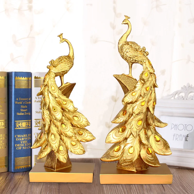 Creative Home Decoration Figurines Animal Peacock Statue Desktop Ornaments Crafts Resin Modern Sculpture Gift Living Room Decor
Creative Home Decoration Figurines Animal Peacock Statue Desktop Ornaments Crafts Resin Modern Sculpture Gift Living Room Decor