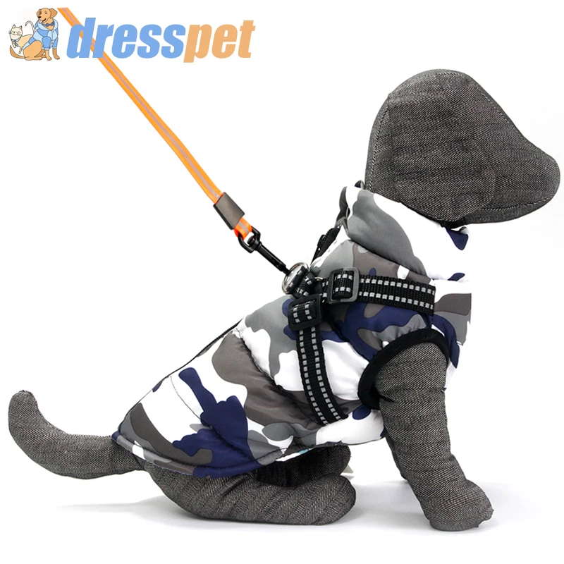 Puppy Pet Dog Jacket With Harness Winter Warm Dog Clothes For Small Dogs Chihuahua Waterproof Down Coat French Bulldog Outfits
Puppy Pet Dog Jacket With Harness Winter Warm Dog Clothes For Small Dogs Chihuahua Waterproof Down Coat French Bulldog Outfits
