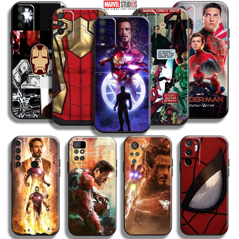 Avengers Spiderman Iron Man Phone Case For Xiaomi Redmi 9T For Redmi 9T Case Coque Silicone Cover Soft Carcasa Black
Avengers Spiderman Iron Man Phone Case For Xiaomi Redmi 9T For Redmi 9T Case Coque Silicone Cover Soft Carcasa Black