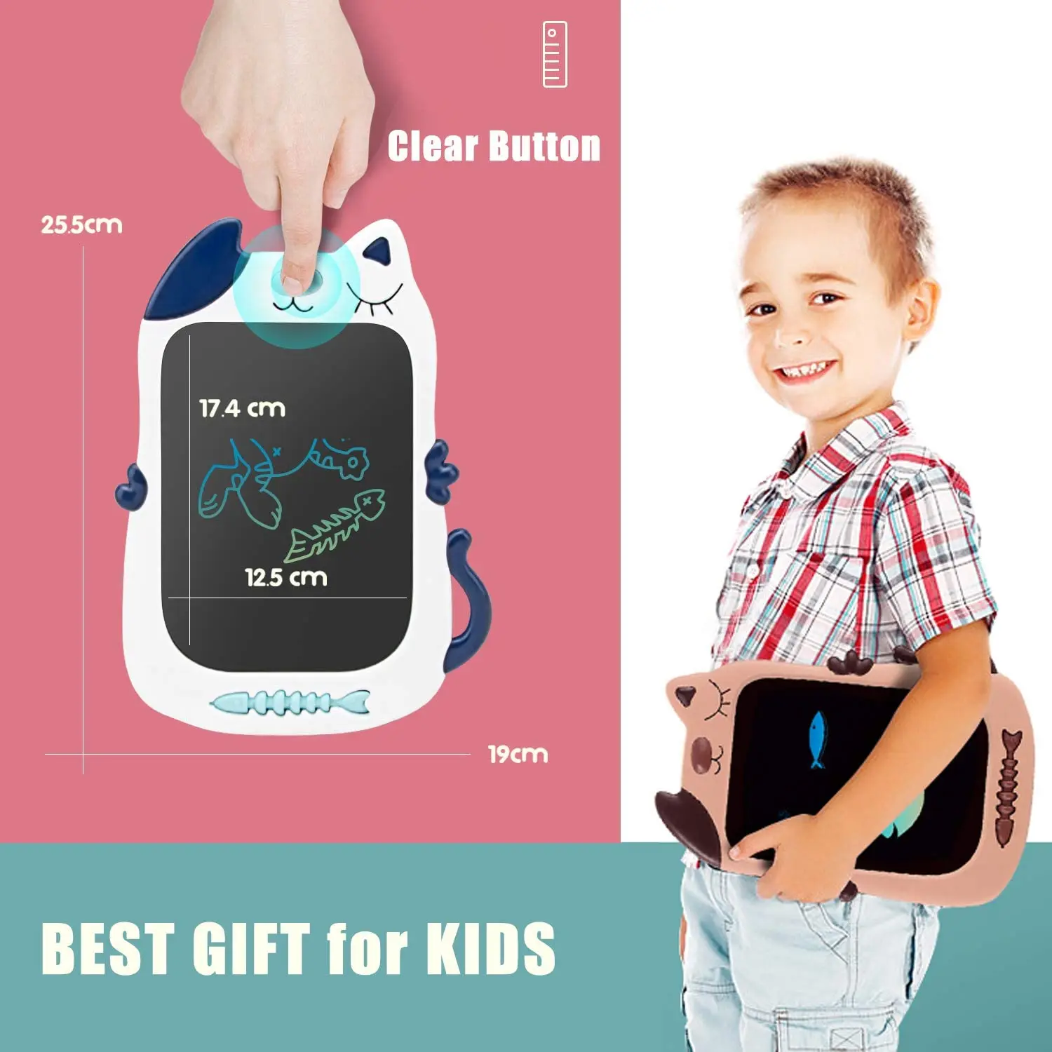 LCD Writing Tablet Cartoon Children's Graphics Cheap Tablet Drawing Graffiti Board Kids Toys Digital Electronic Handwriting Pad
LCD Writing Tablet Cartoon Children's Graphics Cheap Tablet Drawing Graffiti Board Kids Toys Digital Electronic Handwriting Pad