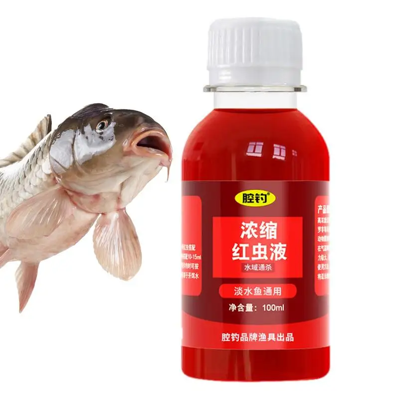 Fish Bait Additive 100ml Concentrated Red Worm Liquid Fish Bait Additive High Concentration FishBait For Trout Cod Carp Bass
Fish Bait Additive 100ml Concentrated Red Worm Liquid Fish Bait Additive High Concentration FishBait For Trout Cod Carp Bass