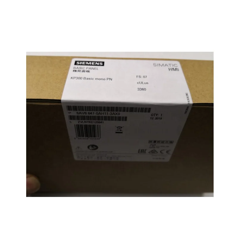 SIEMENS 6AV6647-0AH11-3AX0 SIMATIC HMI KP300 базовая панель, управление клавишами, 3-дюймовый ЖК-дисплей FSTN
SIEMENS 6AV6647-0AH11-3AX0 SIMATIC HMI KP300 базовая панель, управление клавишами, 3-дюймовый ЖК-дисплей FSTN