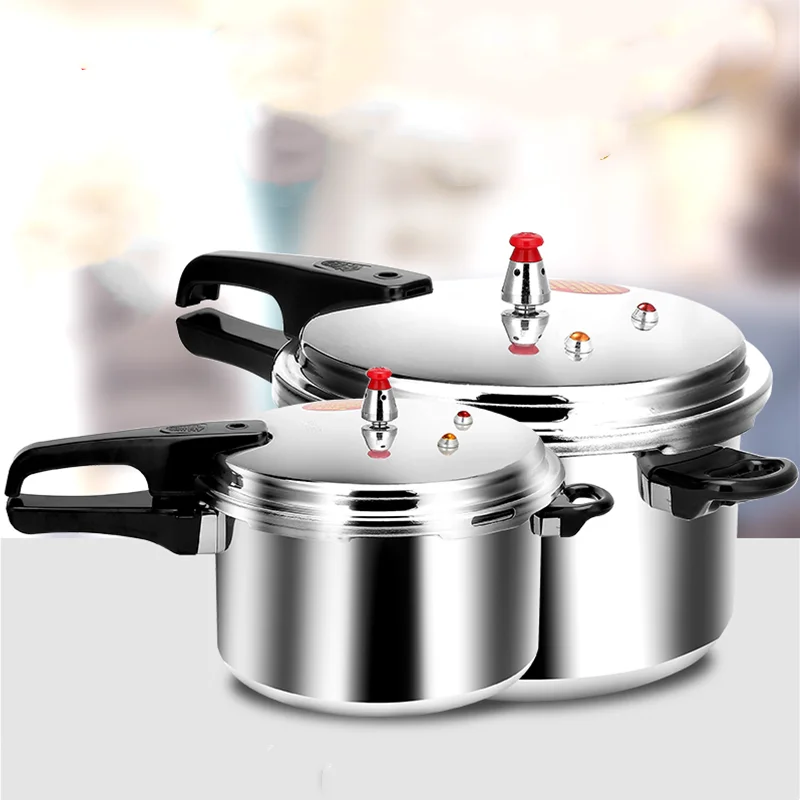 Aluminum Alloy Pressure Cooker Cooking Pot Anti-scald Handle Works on Electric Smooth-top Gas Ranges
Aluminum Alloy Pressure Cooker Cooking Pot Anti-scald Handle Works on Electric Smooth-top Gas Ranges