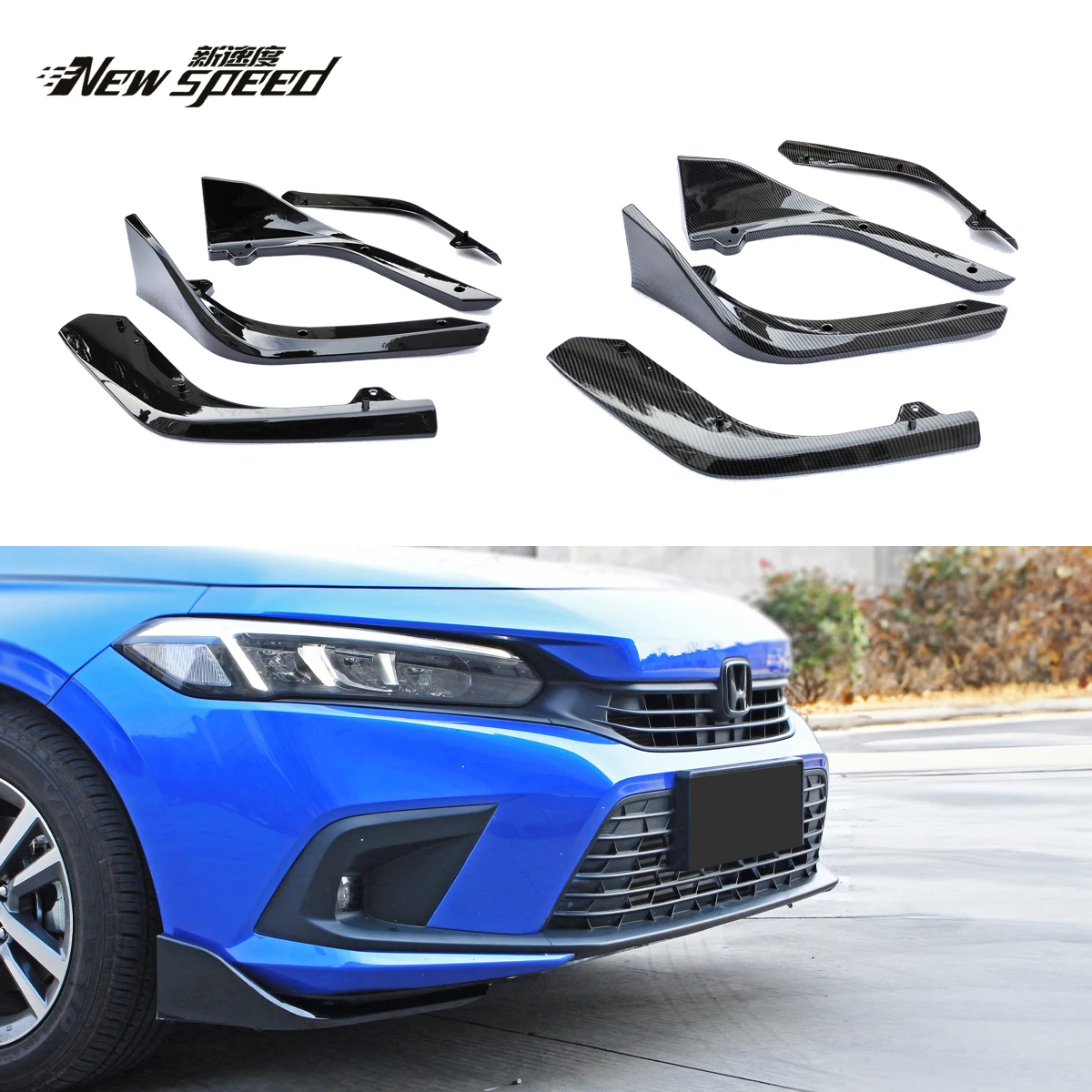 For 11th Gen Sedan Civic OEM Front Corner Trim Glossy Black & Carbon Fiber Pattern
For 11th Gen Sedan Civic OEM Front Corner Trim Glossy Black & Carbon Fiber Pattern