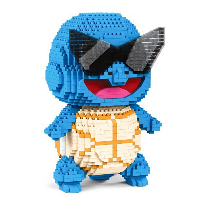 2100pcs 7196A Sunglasses Squirtle Micro Diamond Bricks Pokemon Building Block Anime Figure Figures Model Toys for Kids
2100pcs 7196A Sunglasses Squirtle Micro Diamond Bricks Pokemon Building Block Anime Figure Figures Model Toys for Kids