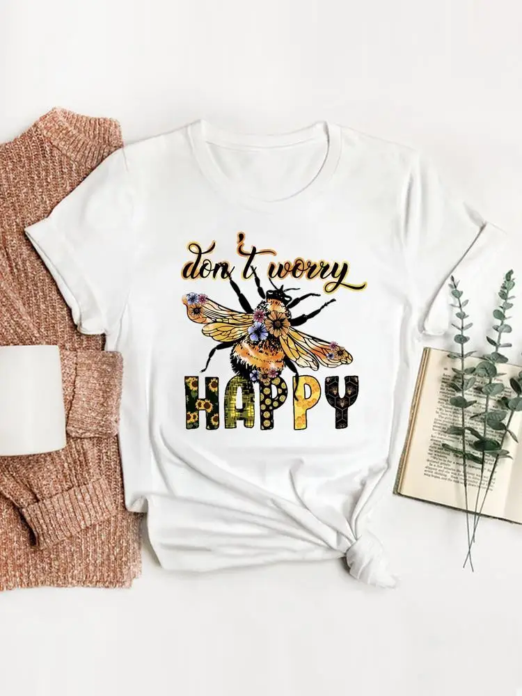 Футболка женская летняя с коротким рукавом, круглым вырезом и принтом
Футболка женская летняя с коротким рукавом, круглым вырезом и принтом