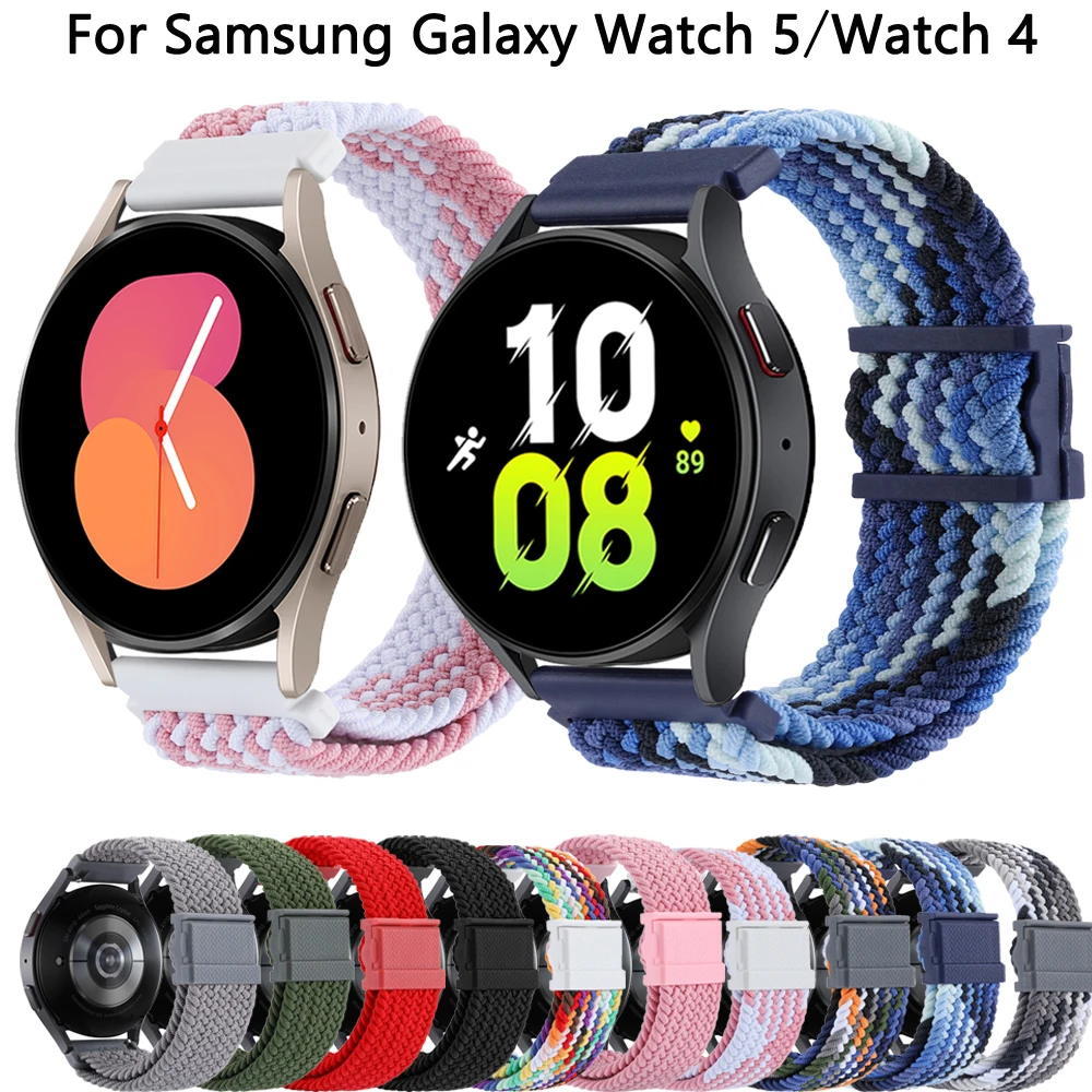 20mm Watch Strap For Samsung Galaxy Watch 5 Pro 45mm 40mm 44mm Nylon Smart Bands For Galaxy Watch 4 Classic 42mm 46mm Wristbands
20mm Watch Strap For Samsung Galaxy Watch 5 Pro 45mm 40mm 44mm Nylon Smart Bands For Galaxy Watch 4 Classic 42mm 46mm Wristbands