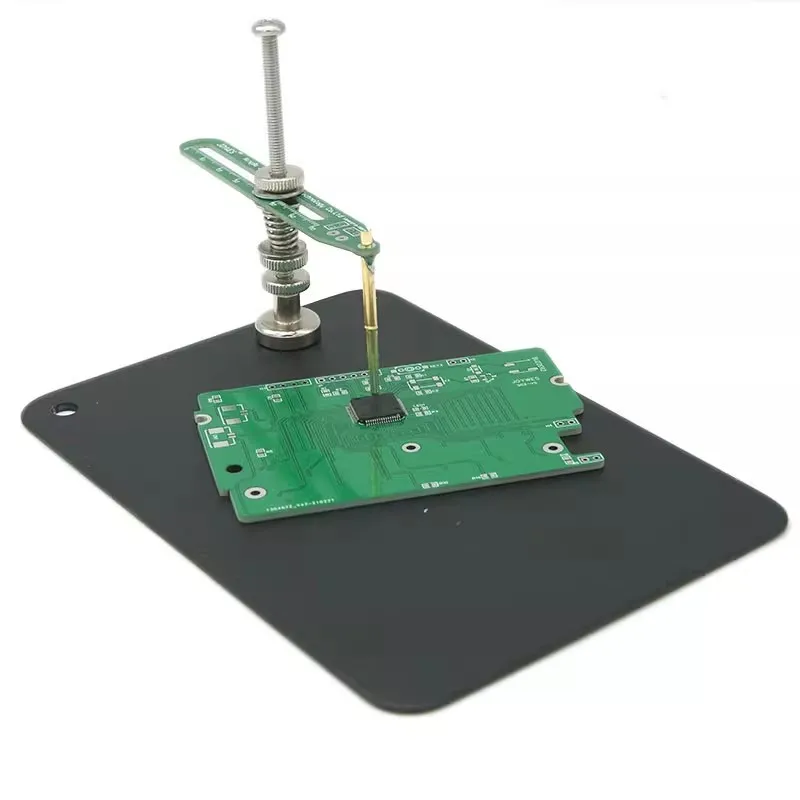 Universal test clamp assemblyCPU circuit board, electronic board soldering, fixed test, combustion probe, pressure pin 
Universal test clamp assemblyCPU circuit board, electronic board soldering, fixed test, combustion probe, pressure pin