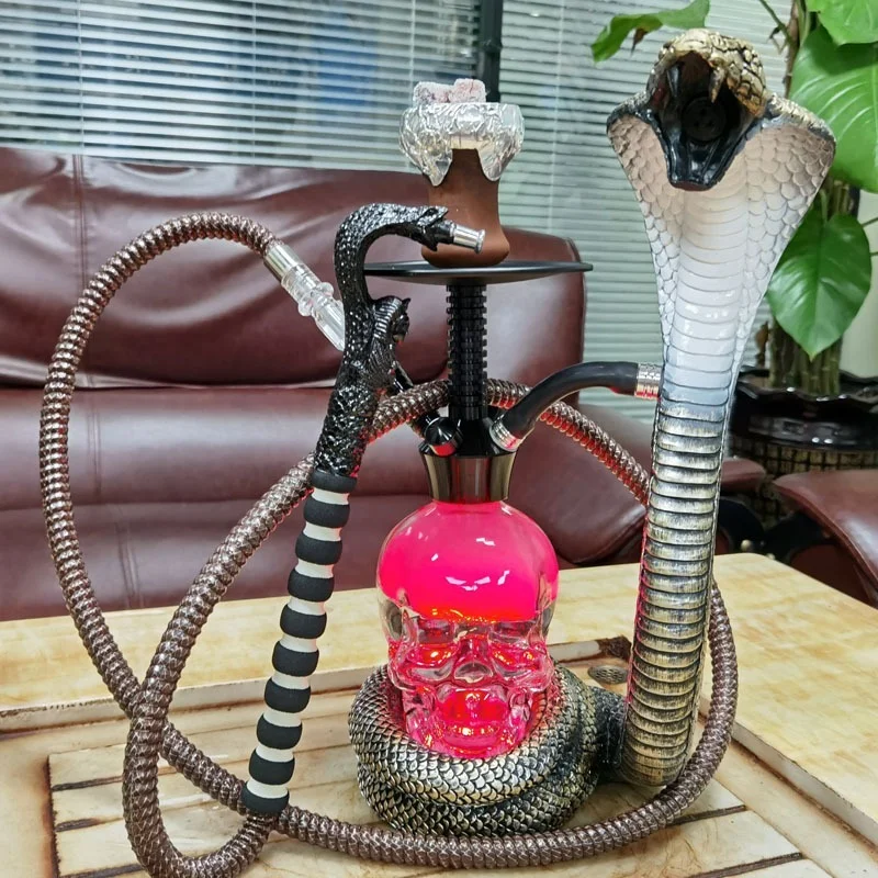Snake Arab Hookah Set Serpentine Resin Chicha Light Color Lamp Snake Pipe Led New Shisha Silicone Coil Glass Base Bar KTV Gift
Snake Arab Hookah Set Serpentine Resin Chicha Light Color Lamp Snake Pipe Led New Shisha Silicone Coil Glass Base Bar KTV Gift