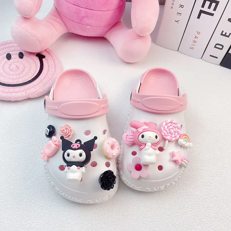 Новинка 2023, Симпатичные Сандалии Ins Sanrio с аниме Kuromi, детские тапочки, Симпатичные Мультяшные сандалии My Melody для девочек, обувь с дырками, детская обувь для девочек
Новинка 2023, Симпатичные Сандалии Ins Sanrio с аниме Kuromi, детские тапочки, Симпатичные Мультяшные сандалии My Melody для девочек, обувь с дырками, детская обувь для девочек