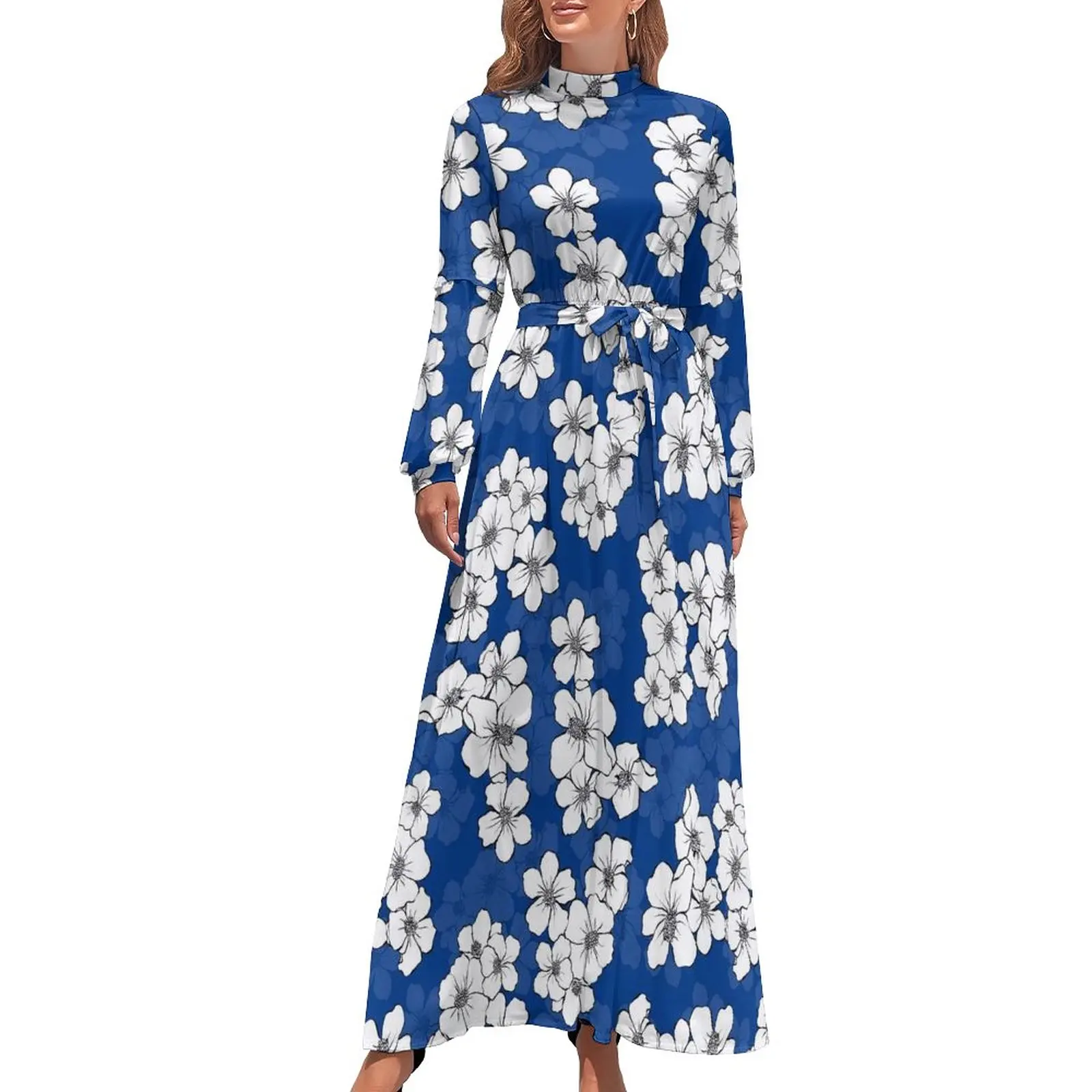 White Flower Print Dress High Waist Retro Floral Print Boho Beach Dresses Long Sleeve Aesthetic Long Maxi Dress Sexy Vestidos
White Flower Print Dress High Waist Retro Floral Print Boho Beach Dresses Long Sleeve Aesthetic Long Maxi Dress Sexy Vestidos