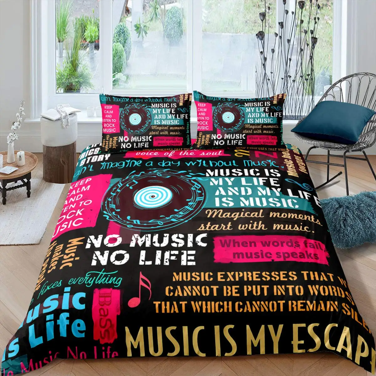 Electric Guitar Punk Style Bedding Set Rock Music King Queen Duvet Cover Youth Fashion Hip Hop 2/3pcs Polyester Comforter Cover
Electric Guitar Punk Style Bedding Set Rock Music King Queen Duvet Cover Youth Fashion Hip Hop 2/3pcs Polyester Comforter Cover