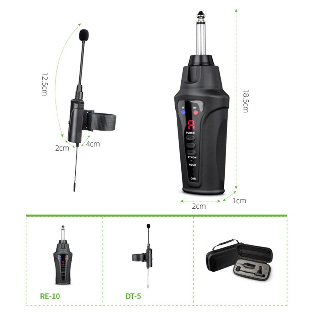 Receiver Wireless Mic Accompaniment Stable Studio Recording System USB Charging 6.35mm To 3.5mm Conversion Plug
Receiver Wireless Mic Accompaniment Stable Studio Recording System USB Charging 6.35mm To 3.5mm Conversion Plug