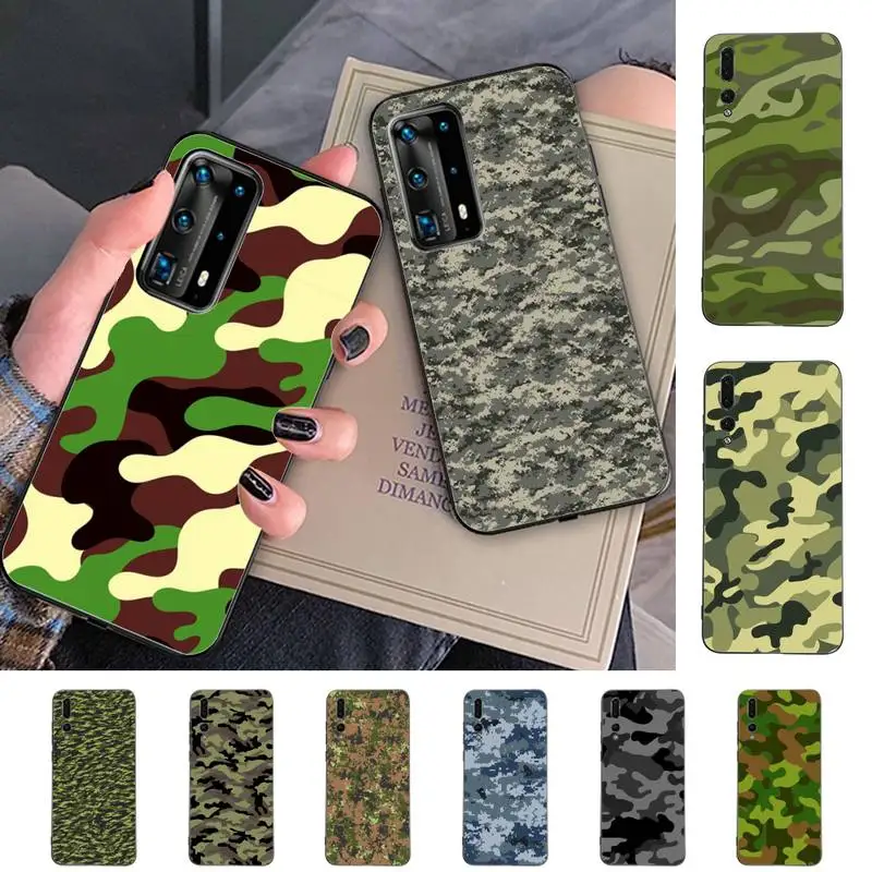 

Camouflage Camo Phone Case for Huawei P30 40 20 10 8 9 lite pro plus Psmart2019