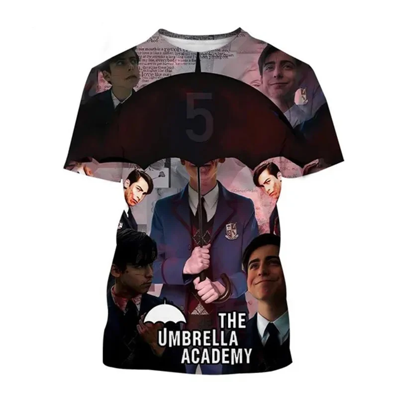 The Umbrella Academy Men Clothing Harajuku 3D Print Boys Girls Cool T Shirts Ropa Hombre Casual Streetwear Short Sleeve T-shirt
The Umbrella Academy Men Clothing Harajuku 3D Print Boys Girls Cool T Shirts Ropa Hombre Casual Streetwear Short Sleeve T-shirt