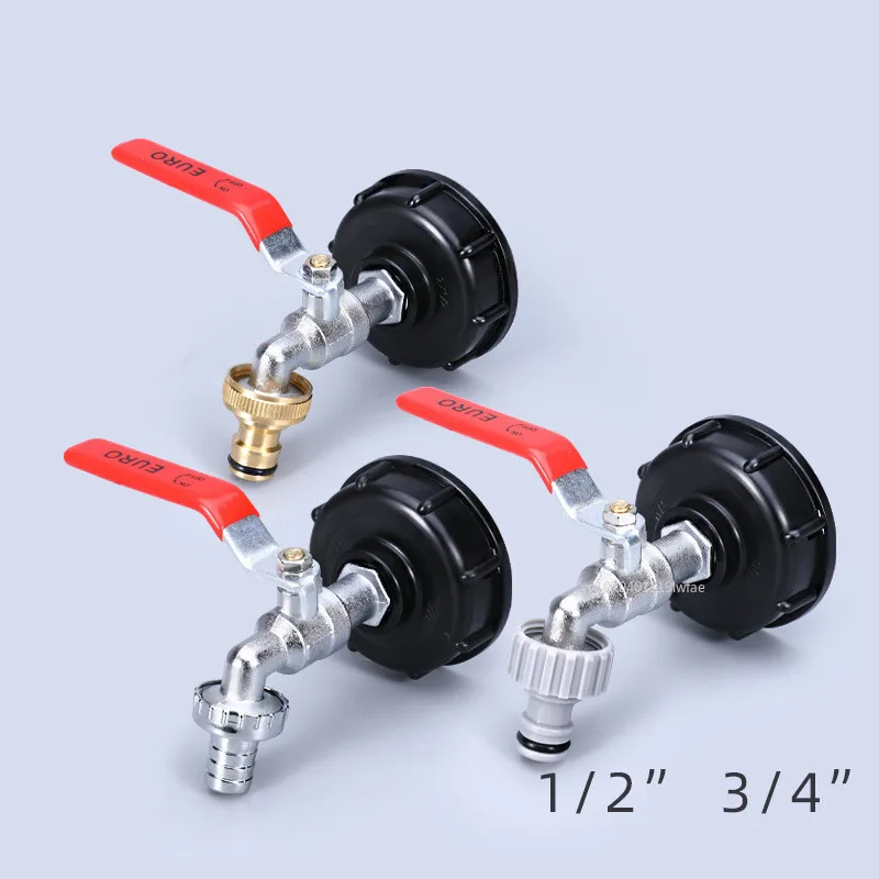 S60 Coarse Thread IBC Tank Tap Connecter x 16mm 1/2'' 3/4'' Water Coupling Adapter Garden Home Replacement Valve Fitting Faucet
S60 Coarse Thread IBC Tank Tap Connecter x 16mm 1/2'' 3/4'' Water Coupling Adapter Garden Home Replacement Valve Fitting Faucet