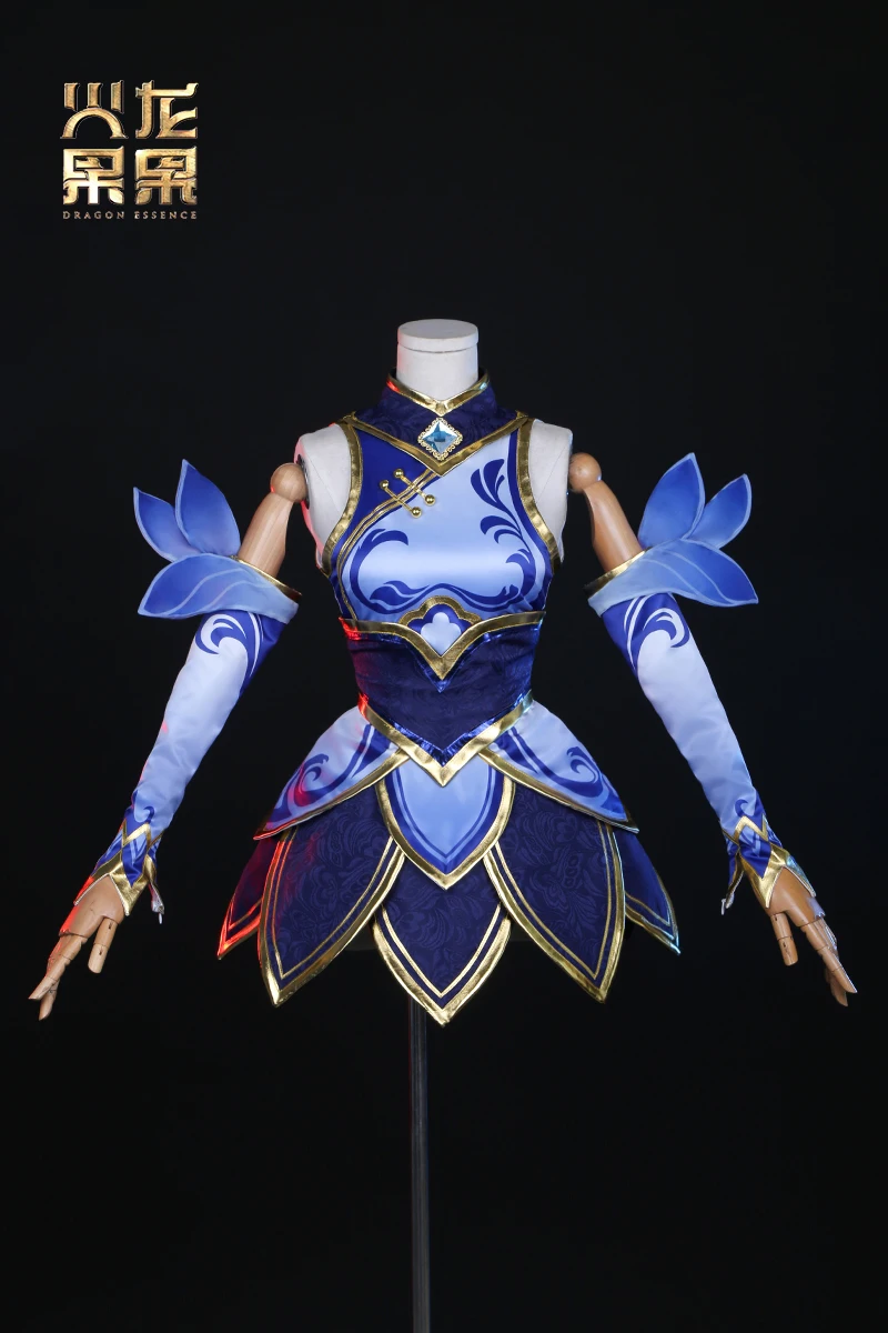 LOL Lux Celadon Porcelain Game Suit Elegant Dress Uniform Cosplay Costume Halloween Party Outfit For Women Wigs and Headwear
LOL Lux Celadon Porcelain Game Suit Elegant Dress Uniform Cosplay Costume Halloween Party Outfit For Women Wigs and Headwear