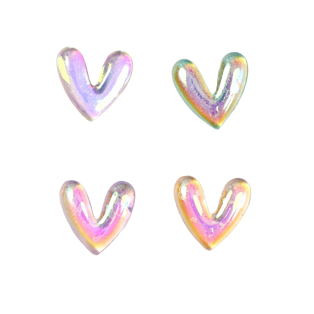 10pcs Aurora Love Heart Manicure Jewelry DIY Nail Art Decoration V-shaped Heart Crystal Nail Rhinestones Nails Charm Accessories
10pcs Aurora Love Heart Manicure Jewelry DIY Nail Art Decoration V-shaped Heart Crystal Nail Rhinestones Nails Charm Accessories