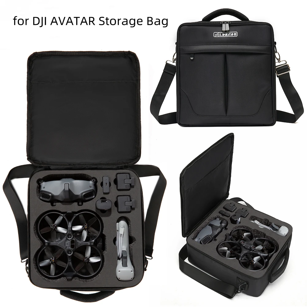 Shoulder Bag for DJI Avata Drone Backpack for Goggles 2 Portable Storage Bag Accessories
Shoulder Bag for DJI Avata Drone Backpack for Goggles 2 Portable Storage Bag Accessories