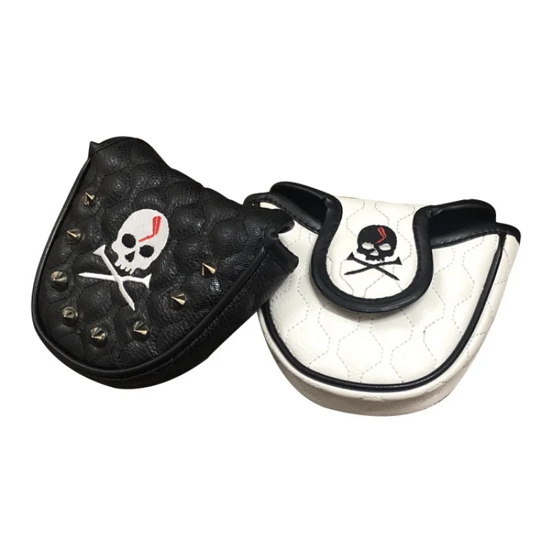 Korean Style New Leather Rivet Semicircle Golf Ball Putter Sleeve Semicircle Embroidery GOLF Club Sleeve 
Korean Style New Leather Rivet Semicircle Golf Ball Putter Sleeve Semicircle Embroidery GOLF Club Sleeve
