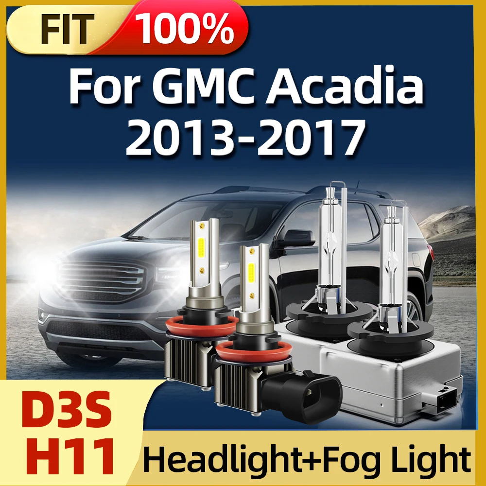 Roadsun 4PCS Super Bright HID D3S Xenon Headlight LED Car Light H11 Replacement For GMC Acadia 2013 2014 2015 2016 2017
Roadsun 4PCS Super Bright HID D3S Xenon Headlight LED Car Light H11 Replacement For GMC Acadia 2013 2014 2015 2016 2017