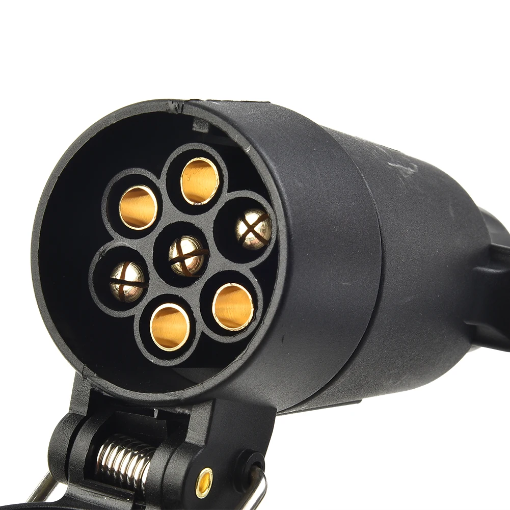 Trailer Conversion Plug USA To EU Trailer Light Converter High Quality US US 7-Way Blade Socket To EU 7-Pin Round Plug Connector
Trailer Conversion Plug USA To EU Trailer Light Converter High Quality US US 7-Way Blade Socket To EU 7-Pin Round Plug Connector