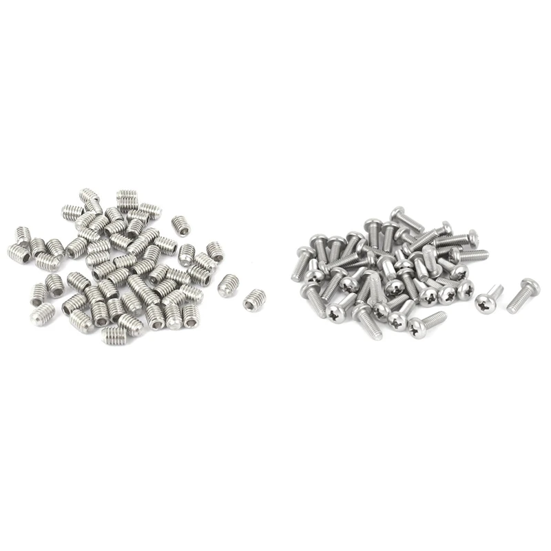 Retail 60Pcs M2x4mm Phillips Round Head Screws Bolt With 50Pcs M3x4mm Hex Socket Set Cap Point Grub Screws
Retail 60Pcs M2x4mm Phillips Round Head Screws Bolt With 50Pcs M3x4mm Hex Socket Set Cap Point Grub Screws